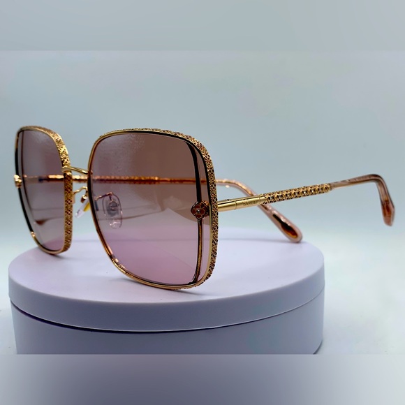 NEW!!! 👑CHOPARD IMPERIAL Sunglasses SCHG33S 2AMX Authentic Limited edition - Picture 3 of 16